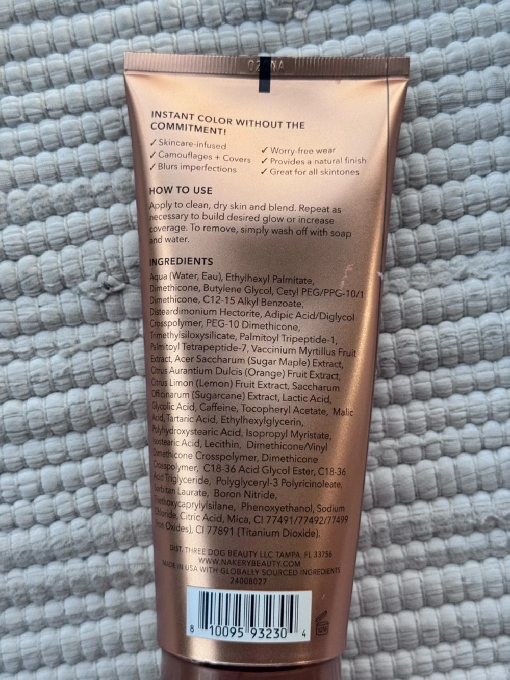 NAKERY Beauty Bronze Blur Perfector + Hydra-C Oil Cleanser Duo NWT